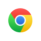 Logo del navegador web Google Chrome